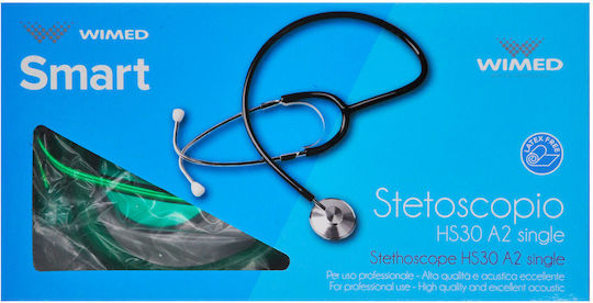 Wimed HS30A2 Adults Non Chill Single Head Stethoscope Green