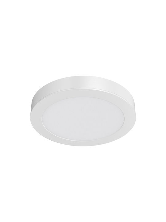 Braytron Round Outdoor LED Panel 18W with Cool White Light 6400K 23.1cm