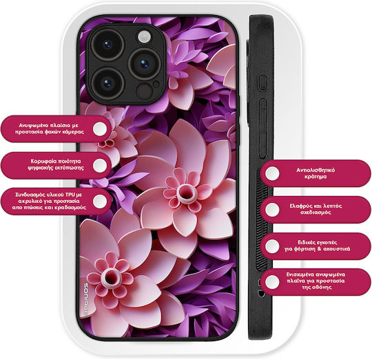 Sonique 3D Flower Series Case for Honor 200 Pro 5G Pink