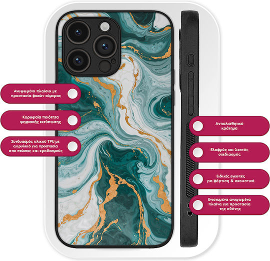 Sonique Marble Series Case Honor 200 Pro 5G Green 01