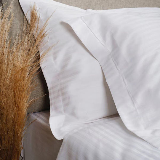 Sunshine Hotel-Bettbezug Satin Baumwolle Gestreift 220TC 165x240cm