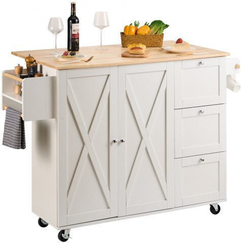 Bodenstehender Schrank White 143x68x99Stück