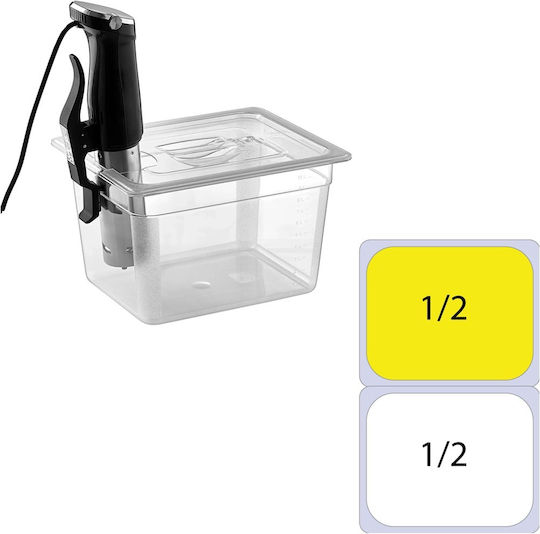 Gastroplast Gastronorm Lid GN1/2 Gastroplast With Notch