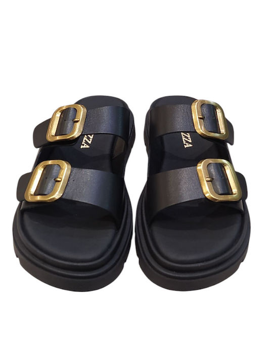 Leather Women's Sandals Black