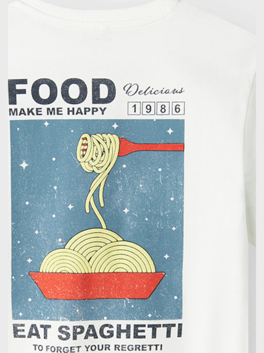 Name It T-shirt Bright White, Spaghetti White
