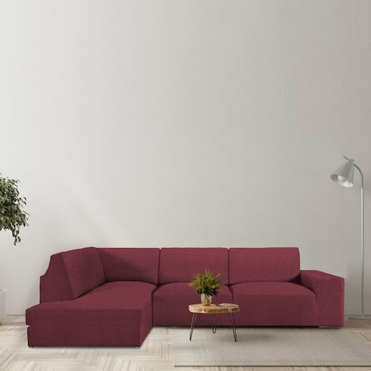 Eysa Roc Husă Elastică Canapea de colț C/8 Burgundy 350εκ. 1buc FK9178I