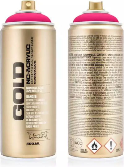 Montana Cans Σπρέι Βαφής με Μεταλλικό Εφέ Χρυσό F5000 Flame Blue 400ml