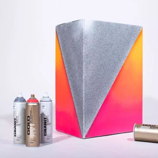 Montana Cans Spray Paint with Metallic Effect Gold F6000 Acid Green 400ml