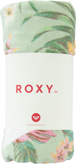 Roxy Beach Towel Cotton Green 80x160cm.