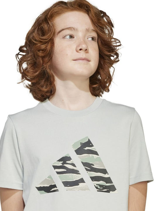 Παιδικό T-shirt Γκρι Camo Graphic