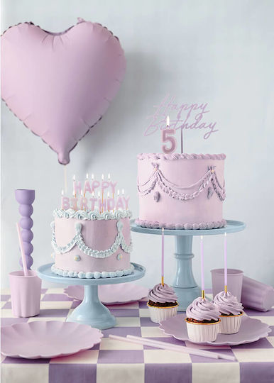 Balloon Foil Heart Purple 45cm