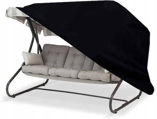 Waterproof Garden Swing Cover Black 215x150x150cm