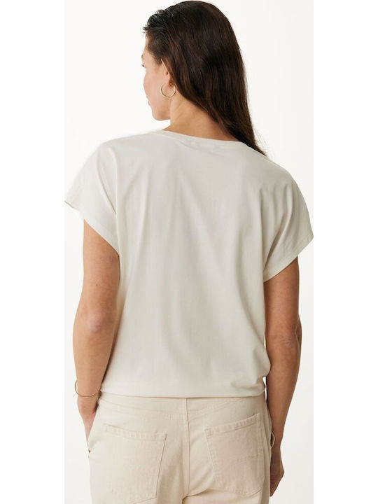 Mexx Μπλούζα Off White, Εκρου
