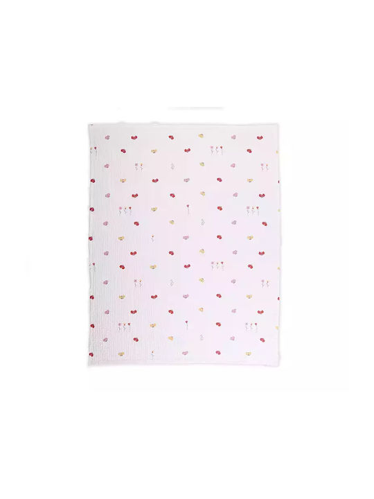 Nef-Nef Homeware Blanket Nursery Swaddling Blankets Lady Bug Waffle Beige 80x110cm