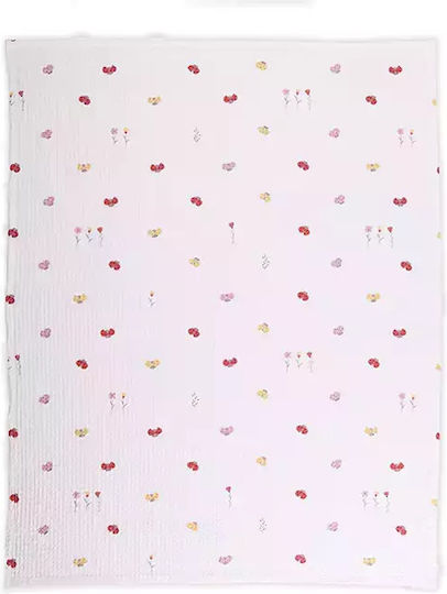 Nef-Nef Homeware Blanket Nursery Swaddling Blankets Lady Bug Waffle Beige 80x110cm