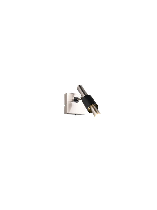 Trio Lighting Einzel Spot in Silber Farbe