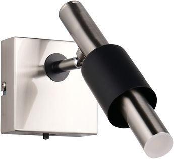 Trio Lighting Einzel Spot in Silber Farbe