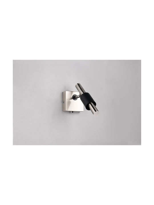 Trio Lighting Einzel Spot in Silber Farbe