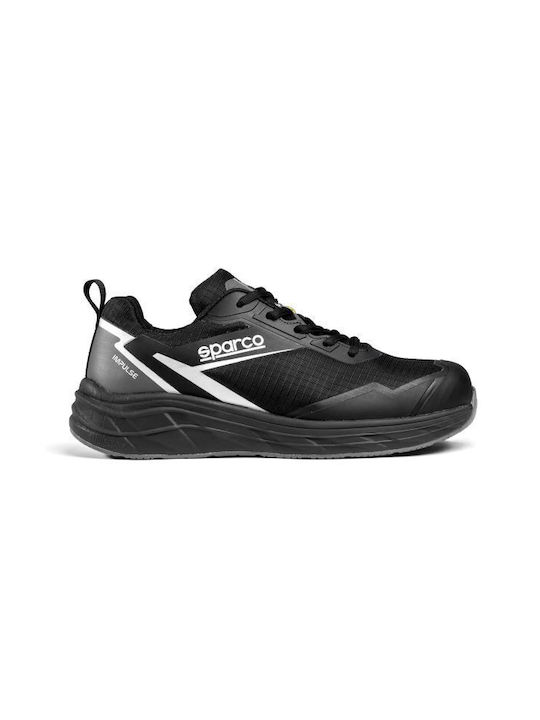Sparco Impulse Αδιάβροχο Παπούτσι Ασφαλείας Μαύρο S3s Sr Fo Hro Esd En Iso 20345:2022 Btb0013b0k11