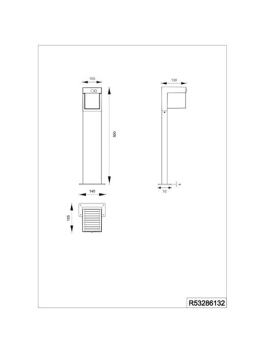 Trio Lighting Κολωνάκι 50x15.5x14cm Trio Lighting Κολωνάκι 50x15.5x14cm
