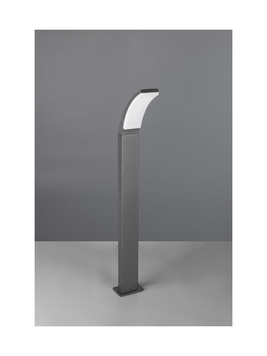Trio Lighting Φωτιστικό Κολωνάκι Εξωτερικού Χώρου με Φυσικό Λευκό Φως Γκρι