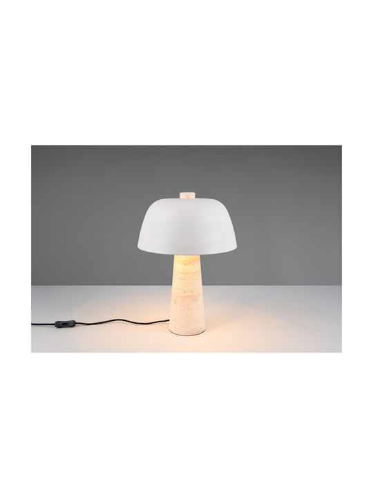 Trio Lighting Πορτατίφ με Γκρι Καπέλο και Βάση