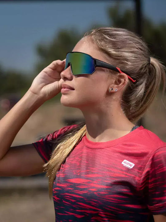 Athletic Short Sleeve Blouse Sunset
