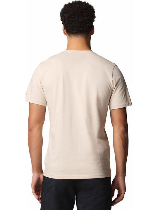 Rapid Ridge Graphic Athletic T-shirt Beige