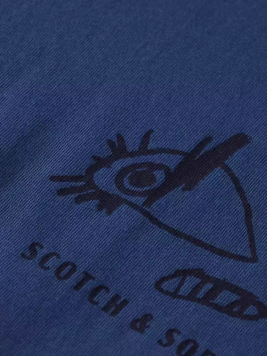 Artwork T-shirt Μπλε