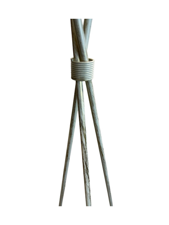 Epiplo-Fos Floor Lamp H152xW39cm. with Socket for Bulb E27 Beige