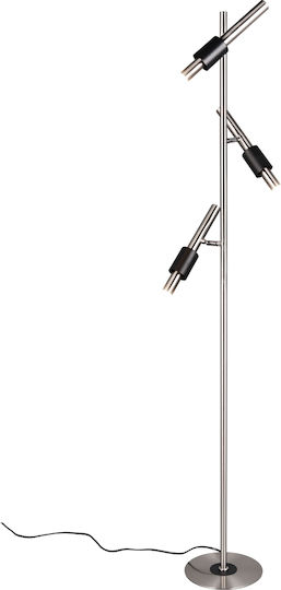 Trio Lighting Floor Lamp Silver