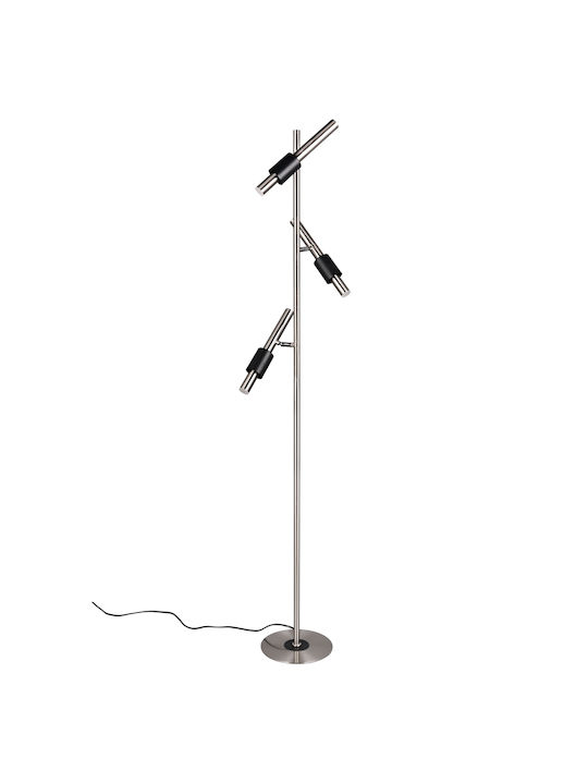 Trio Lighting Stehleuchte Silber