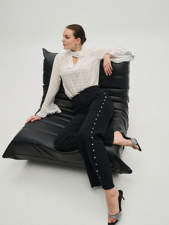 High Waist Women's Jean Trousers in Bootcut Fit JIN