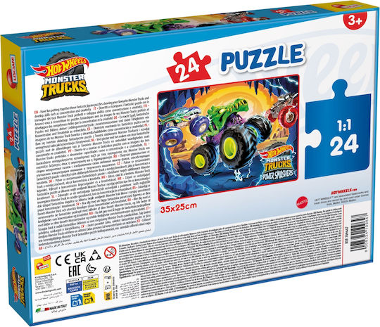 Kids Puzzle Hot Wheels for 2++ Years Lisciani Giochi
