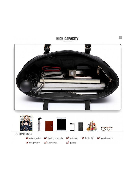 Damentasche Tote Handtasche Schwarz