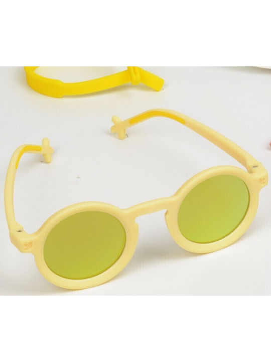 Kigo California Παιδικά Γυαλιά Ηλίου με Polarized Φακό Κίτρινα για 2-5 Ετών