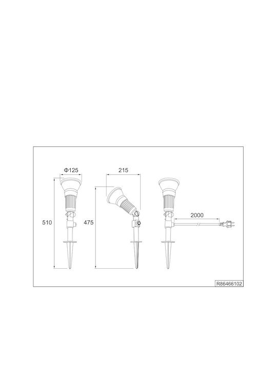 Trio Lighting LED-Leuchte Eingesteckt R86466102