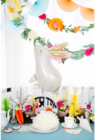 Bunny Honeycomb Decoration Yellow 30cm