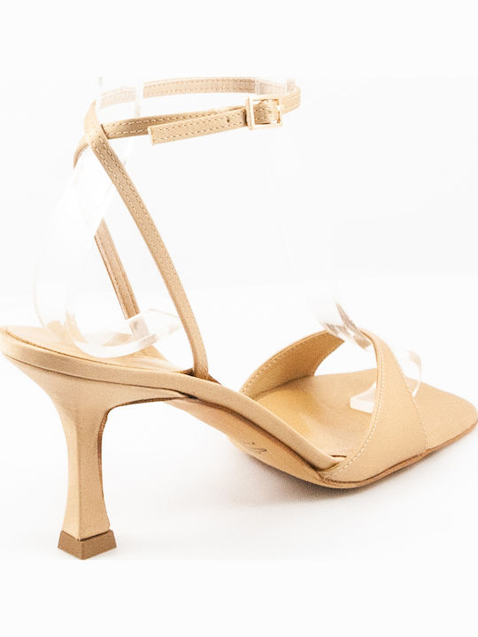 Fabric Sandals Beige