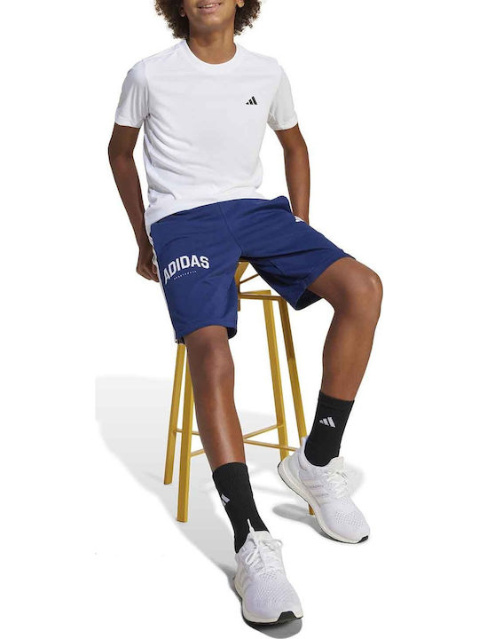 Αθλητικό Παιδικό Σορτς/Βερμούδα 3-stripes Μπλε