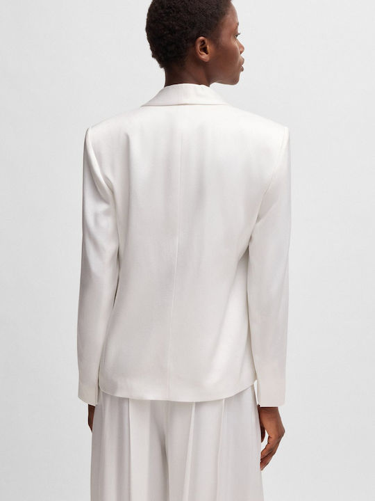 Boss Janka3 Women's Blazer White