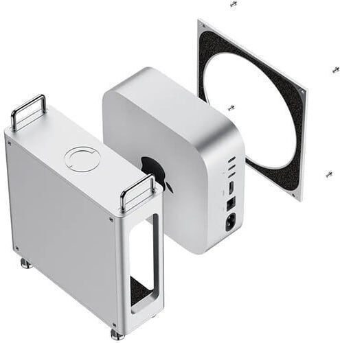 Ulanzi Qt01 Настолна Основa за Мини Компютър / SFF Сребриста X088