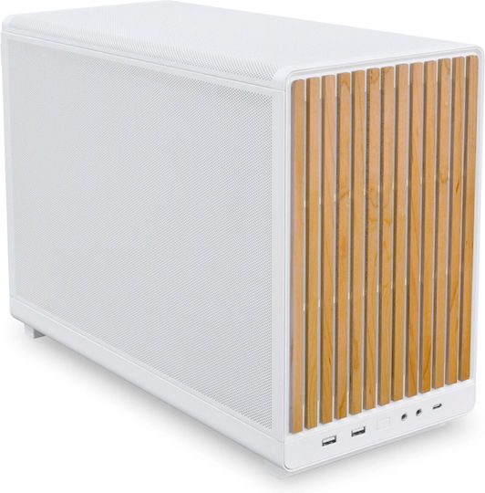 Lian Li DAN A3 Micro Tower Κουτί Υπολογιστή Wood White