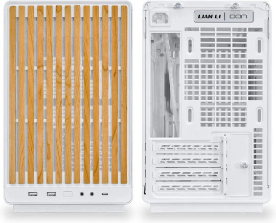 Lian Li DAN A3 Micro Tower Κουτί Υπολογιστή Wood White