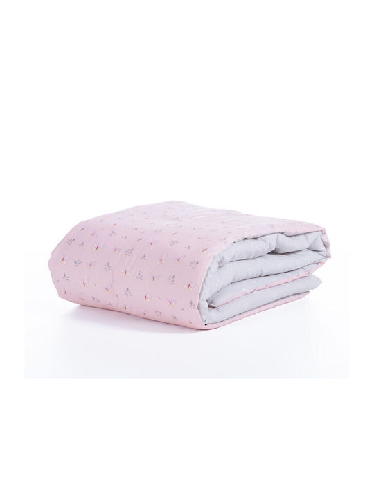 Nef-Nef Homeware Cotton Baby Quilt Wings Of Joy 110x140cm Pink