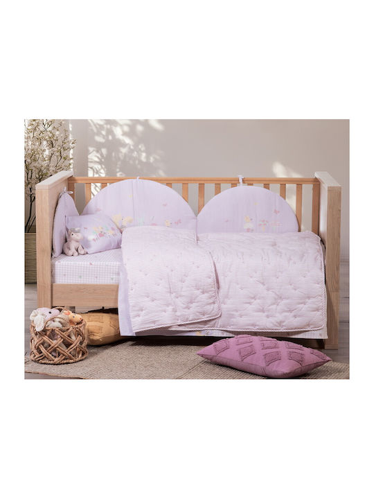 Nef-Nef Homeware Baby Quilt 110x150cm Aqua