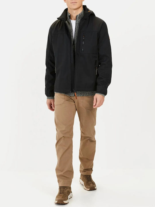 Μπουφάν Softshell Αδιάβροχο και Αντιανεμικό Black