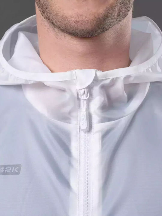 Athletic Jacket Waterproof White