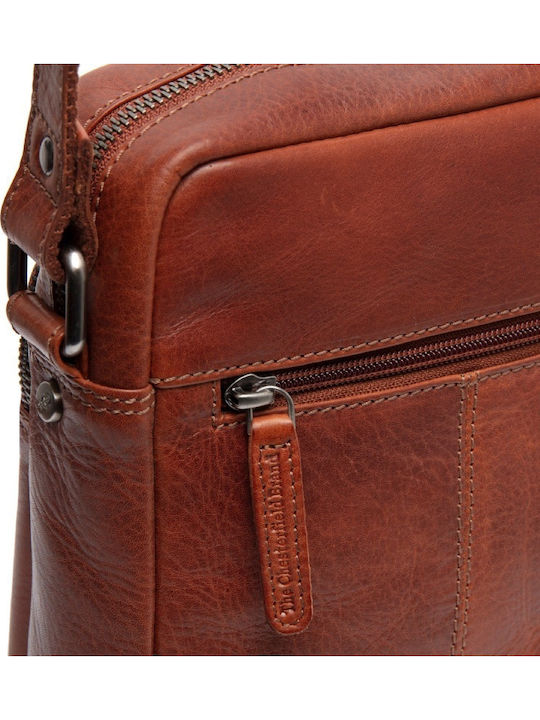 Brand Leather Men's Bag Shoulder / Crossbody Tabac Brown