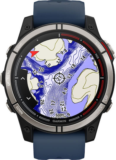 Garmin Quatix 7 Pro Titan 47mm Rezistent la apă Smartwatch (Negru)